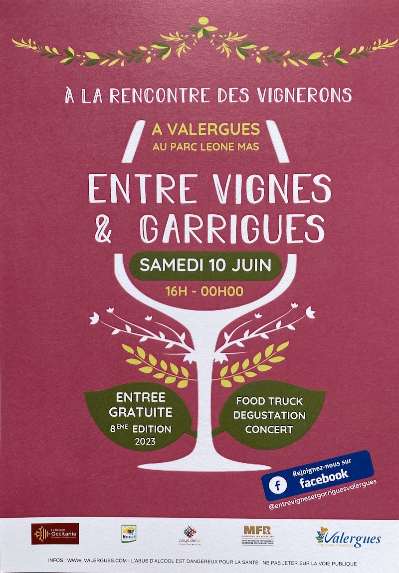 Affiche Entre Vignes et Garrigue 2