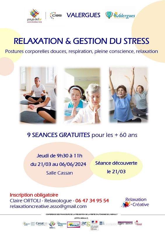 Ateliers Relaxation VALERGUES CFPPA 24 Affiche A4 V2